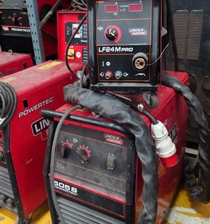 Lincoln 505s MIG Welder with LF24 Wire Feed Unit