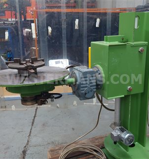 Bode Welding Positioner with Adjustable Height and Hole Thru