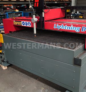 Esprit  Lightning D1500 3m x 1.5m, CNC plasma table Hypertherm 1650