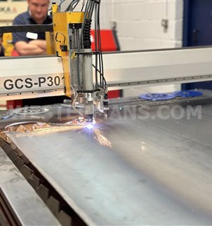 GEKA CNC Plasma cutting system, GCS-P3015 Powermax 125