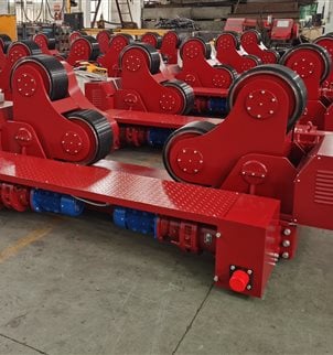 New West SAR 50 Welding rotators Self Aligning set. 1 drive & 1 idler