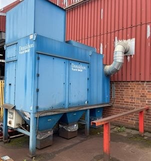 Donaldson DCE Large fume extraction last used on 3 x 6 plasma bed 