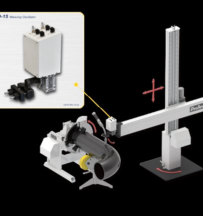 ProArc Column for Welding Elbows with 500kg or 1,000kg Positioner